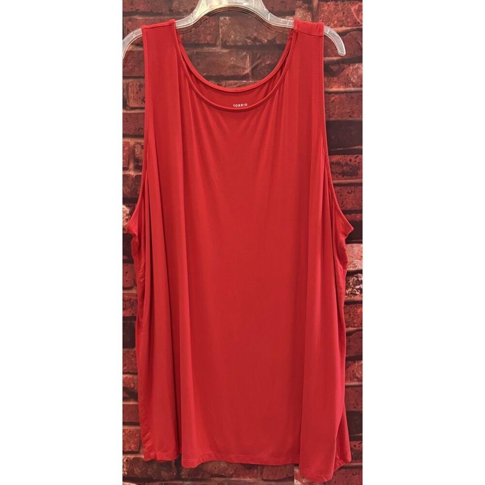 Torrid Super Soft Red Tank Top Size 5X